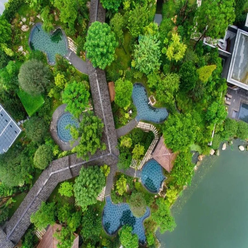 云浮新兴禅泉度假酒店2天1晚含自助早餐无限次禅意温泉室内泳池