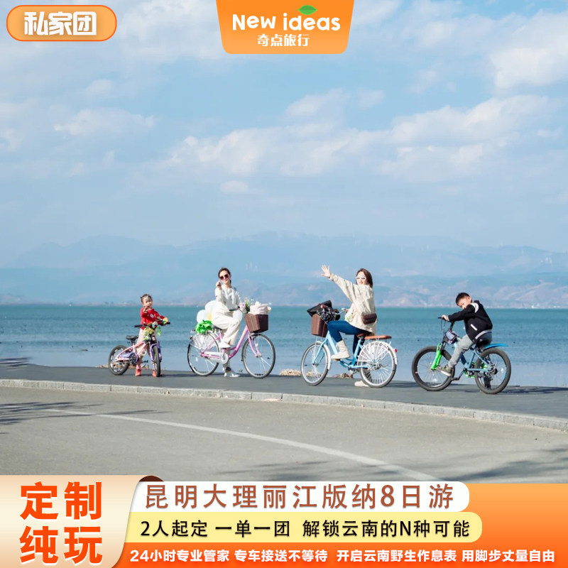 【私家团】云南旅游昆明大理丽江西双版纳版8日游私家独立成团 - 定制游预订