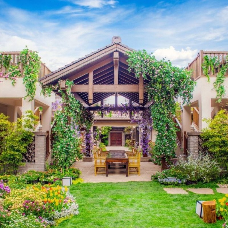 【双11赠年卡】拈花湾景区内拈花客栈2晚+自助晚餐+享双人年卡