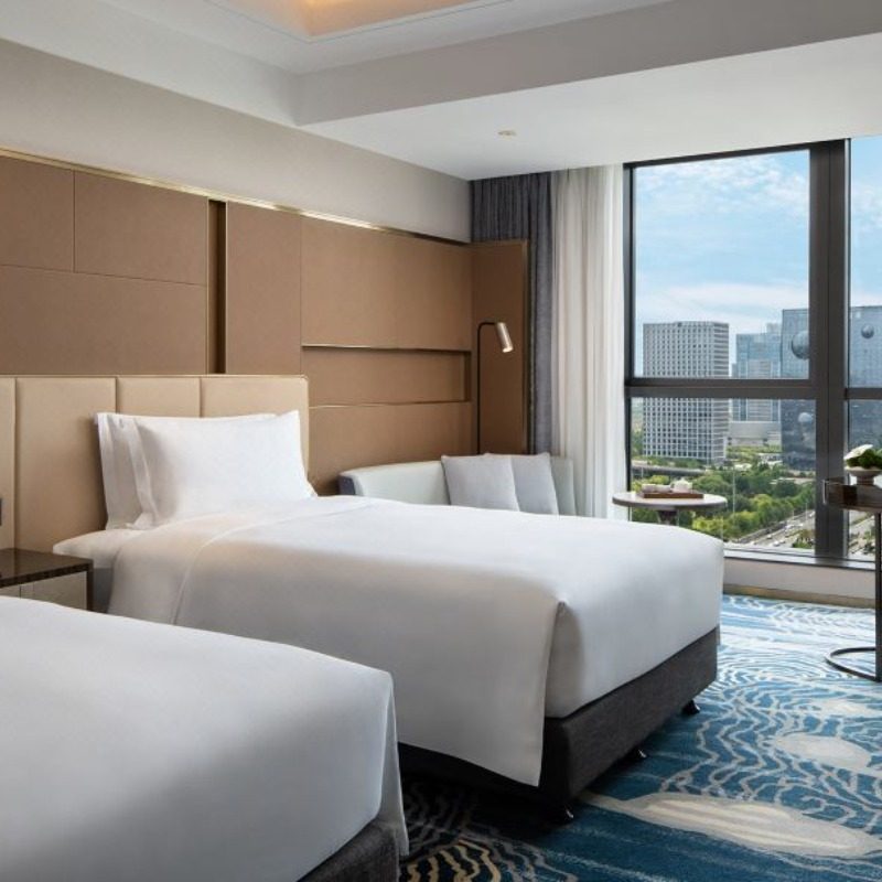 襄阳洲际酒店3天2晚丨豪华房 2张双人床 庭院景观 双早丨襄阳米公祠门票