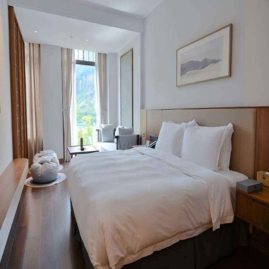 福州永泰梧桐悦华酒店(建发山外山店)豪华房+温泉门票双早双温2天1晚