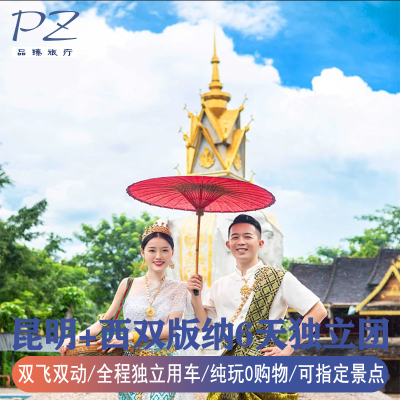 遛娃首选|云南旅游6天昆明西双版纳双飞双动野象谷原始森林公园 - 定制游预订