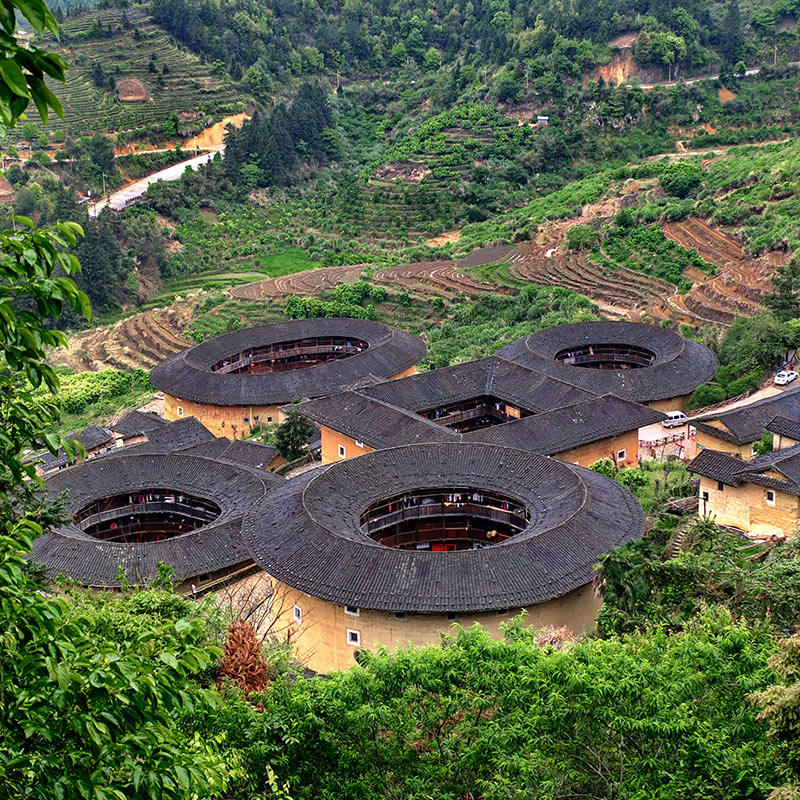 厦门出发 南靖田螺坑土楼群+裕昌楼+塔下村一日游 6/8人小团可选