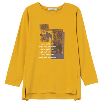 Middle-aged mother pure cotton T-shirt women's long sleeves
