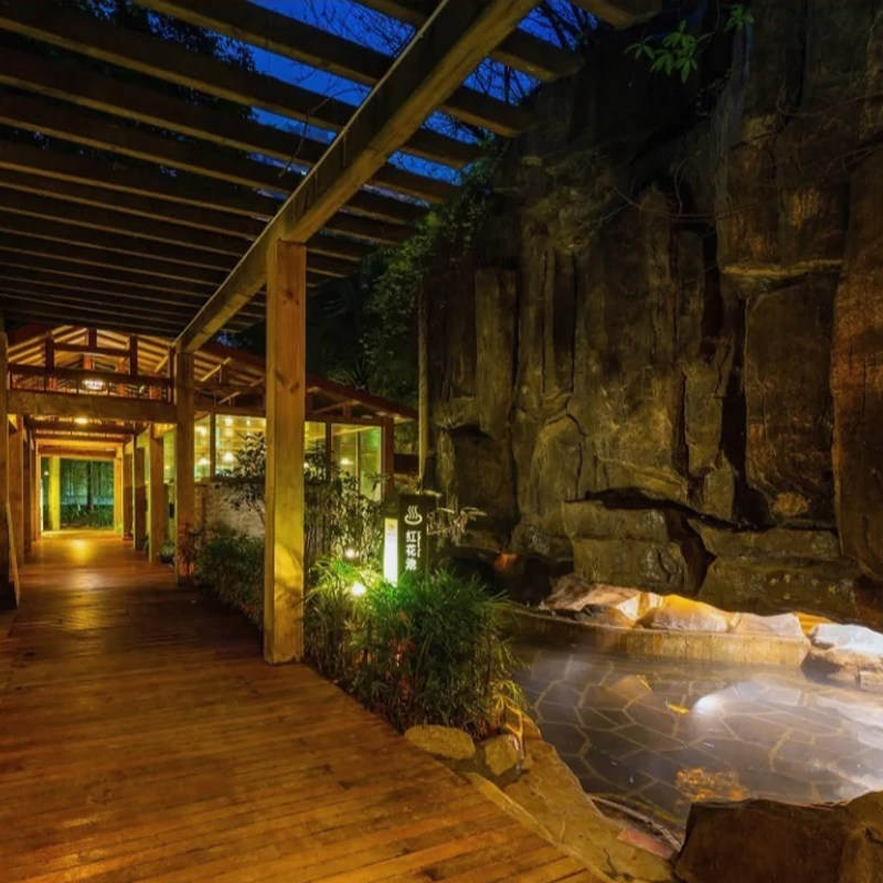 【含温泉】重庆海棠烟雨温泉酒店1晚+温泉+双早自由行