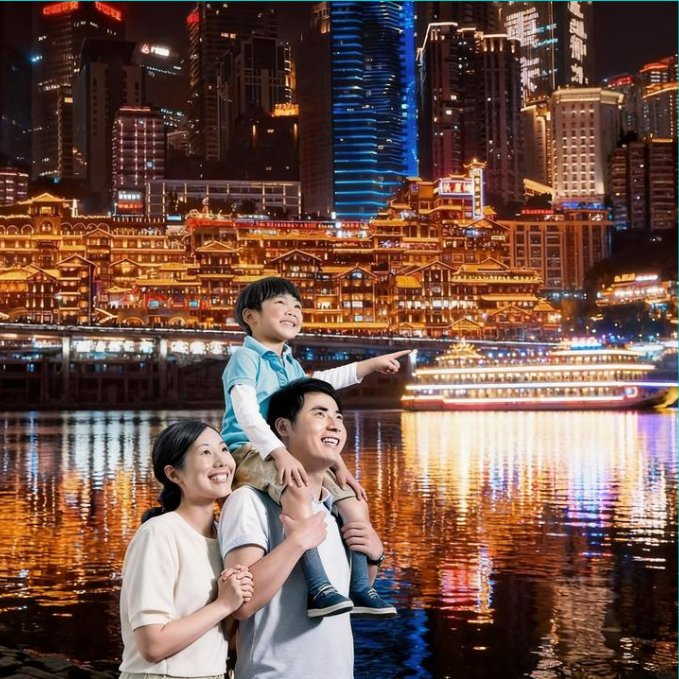 包机票重庆4天3晚专车自由行洪崖洞白公馆磁器口李子坝长江 - 定制游预订