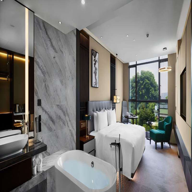 元旦春节假期可定 广西自由行1-5日 广西桂林天龙湾璞悦酒店 2晚3日 可选其他酒店