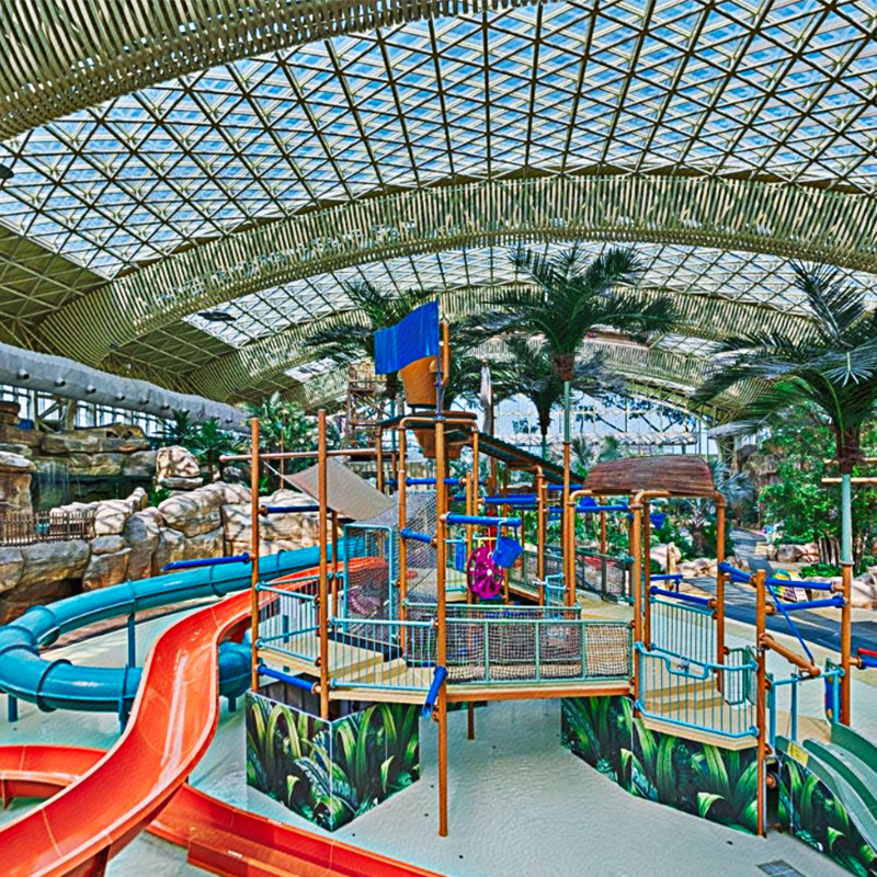 杭州开元萧山宾馆1晚+2大森泊水乐园/1大1小幻想岛门票+双早