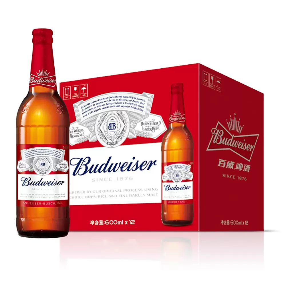 百威啤酒600ml