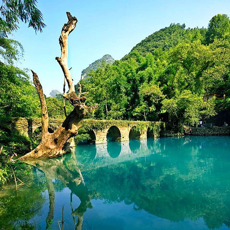 成都高铁出发贵州旅游8日自由行天眼黄果树荔波大小七孔西江苗寨 - 定制游预订