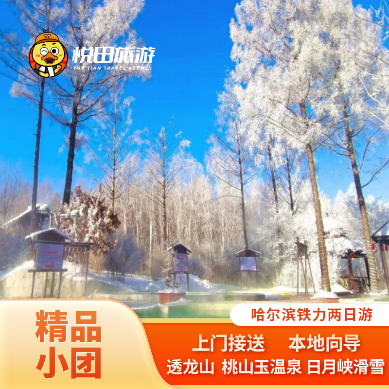 哈尔滨伊春铁力2日游2-6人小团透龙山桃山玉温泉日月峡滑雪场包车 - 定制游预订