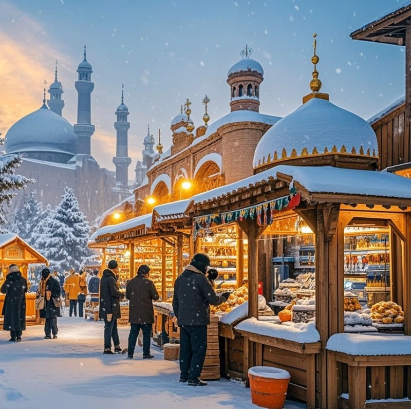 【元旦春节不涨价&双人游】乌鲁木齐国际亚朵酒店4天3晚大巴扎宴艺演出+天山大峡谷