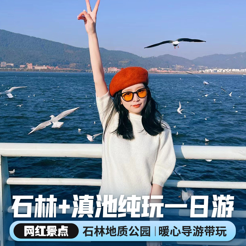 昆明周边 石林+滇池纯玩一日游 -可选15人团-二环内接纯玩-晚出发 - 定制游预订