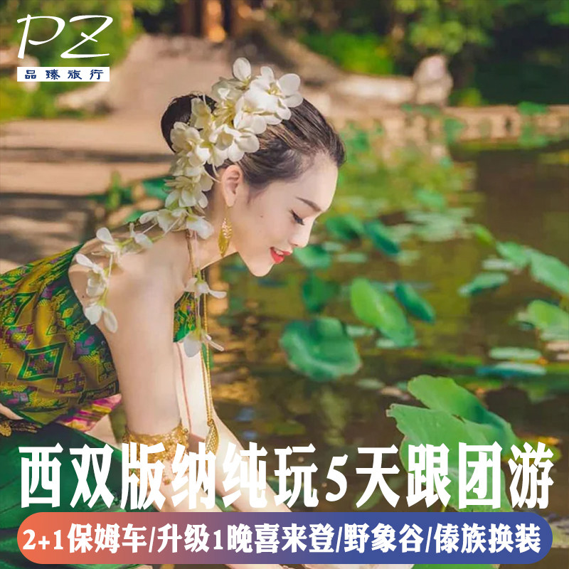 西双版纳100%纯玩5天星光夜市换装波若寺野象谷2+1保姆车住喜来登 - 定制游预订