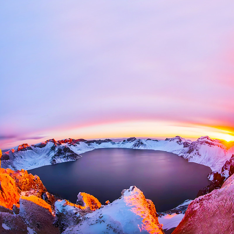 飞机往返5天4晚长白山北坡天池+雾凇漂流+红松王滑雪+雪岭纯玩游 - 定制游预订