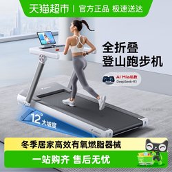 Merrick Treadmill with Large Incline, Foldable Walking Machine for Home Use, Exercise and Weight Loss Fitness Equipment, Sweat-Inducing Rhino Ii