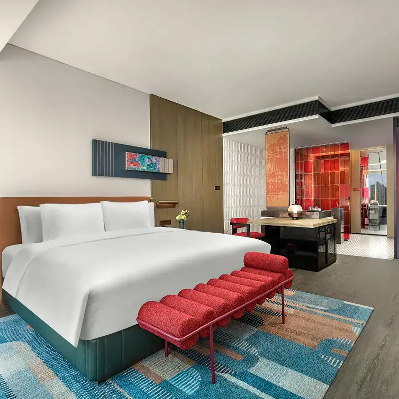 3天2晚丨长沙梅溪湖英迪格酒店 城景房大/双床 2早餐丨大床可升级湖景