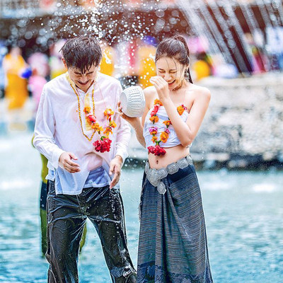 西双版纳 傣族园一日游(天天发班+天天泼水节 体验边界快艇)