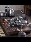 Chaxuan hộ gia đình cát tím kung fu bộ trà khay trà gỗ chắc chắn tích hợp hoàn toàn tự động ấm đun nước văn phòng bàn trà