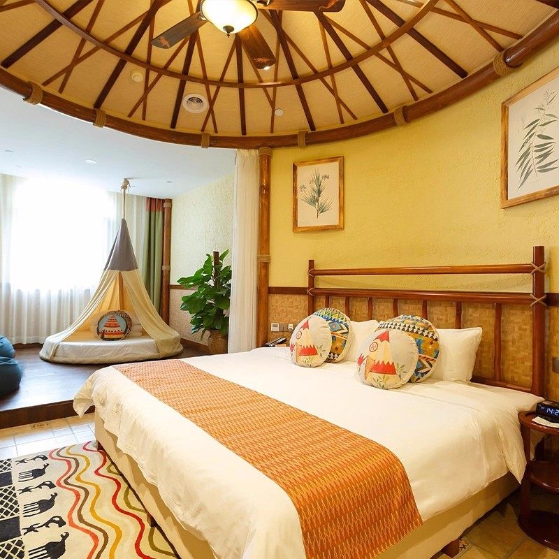 常州恐龙人俱乐部酒店1晚+双早+中华恐龙园2日票 无限次入园