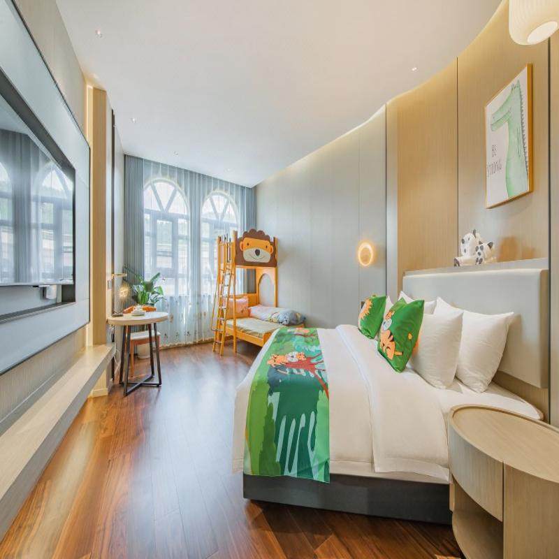 【3天2晚】安吉中南度假/老虎/狮王/乡村/茶园酒店含百草园小火车