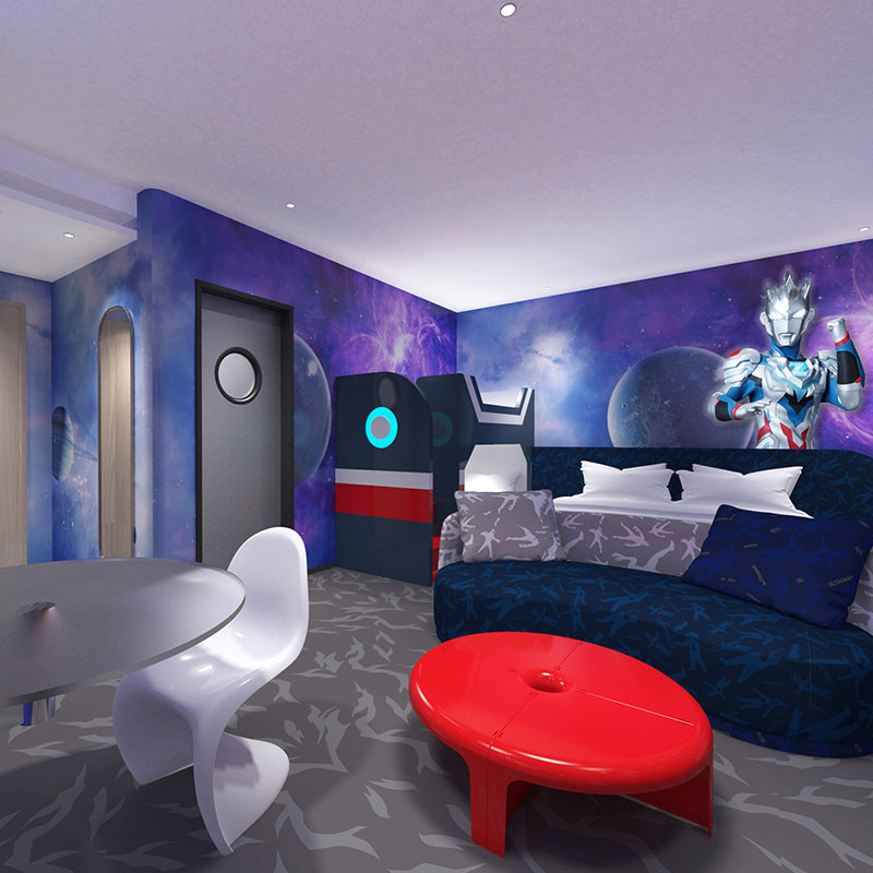 上海海昌奥特曼主题酒店+早餐+2日无限次海昌海洋公园门票