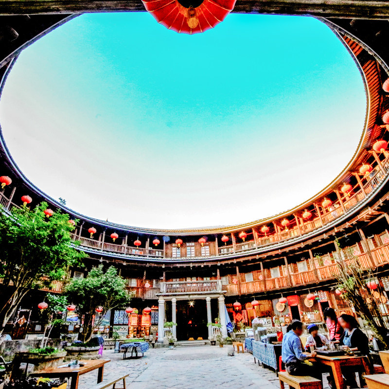 纯玩8人团【田螺坑永定云水谣】厦门漳州南靖土楼一日游跟团旅游