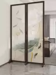 Phong cách Trung Quốc mới bằng gỗ nguyên khối vách ngăn phòng khách lối vào phòng trà trang trí nhà hàng văn phòng chặn gấp có thể tháo rời bình phong gỗ hiện đại Màn hình / Cửa sổ