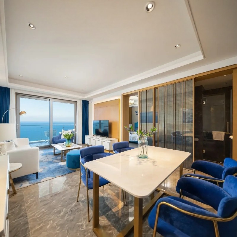 【乐享】三亚海棠湾海洋之星海景度假酒店园景两房一厅两卫套房3天2晚+蜈支洲岛