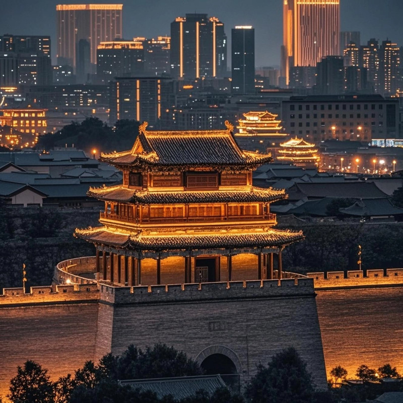 大同希尔顿欢朋酒店3天2晚含早+云冈石窟+大同古城+九龙壁+独立专车接送机+古城墙