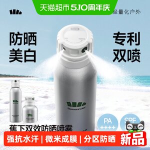 
Jiaoxia double-effect sunscreen spray nicotinamide anti-UV waterproof and sweat-proof whole body universal facial sunscreen