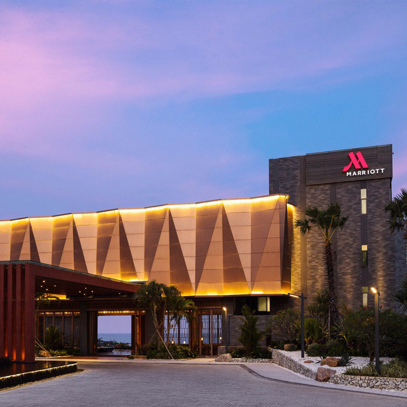 海南旅游陵水香水湾万豪度假酒店3天2晚海景情侣螃蟹