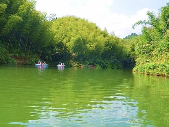 竹海湖图片