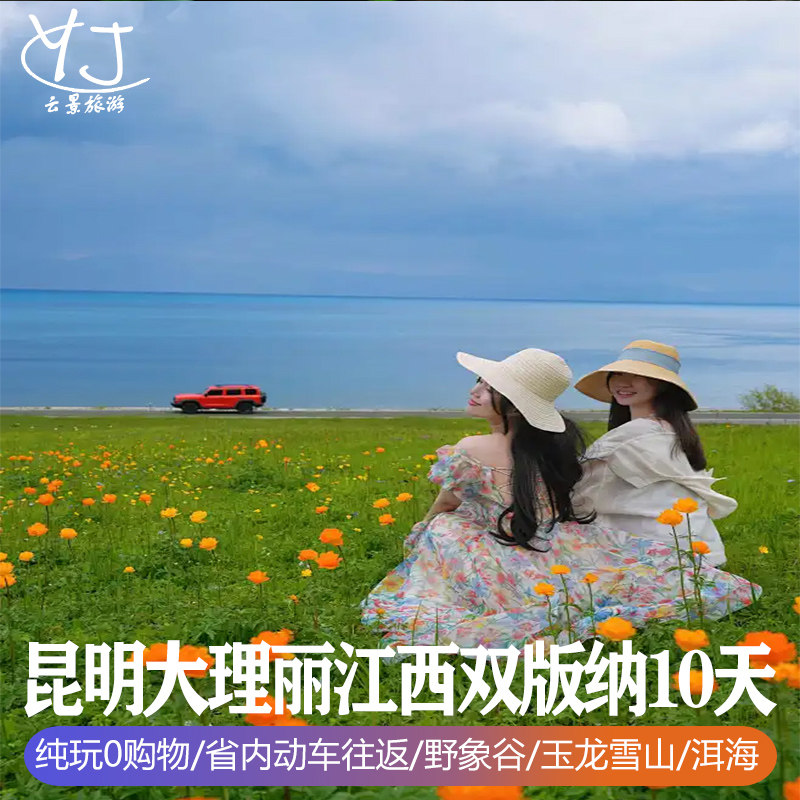 全国可出发|云南旅游纯玩昆明大理丽江西双版纳10天9晚省内双动车 - 定制游预订