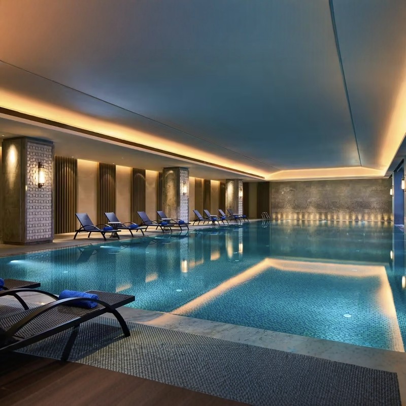 【乐享】青岛融创施柏阁酒店 海景房1晚+双人青岛东方影都融创乐园