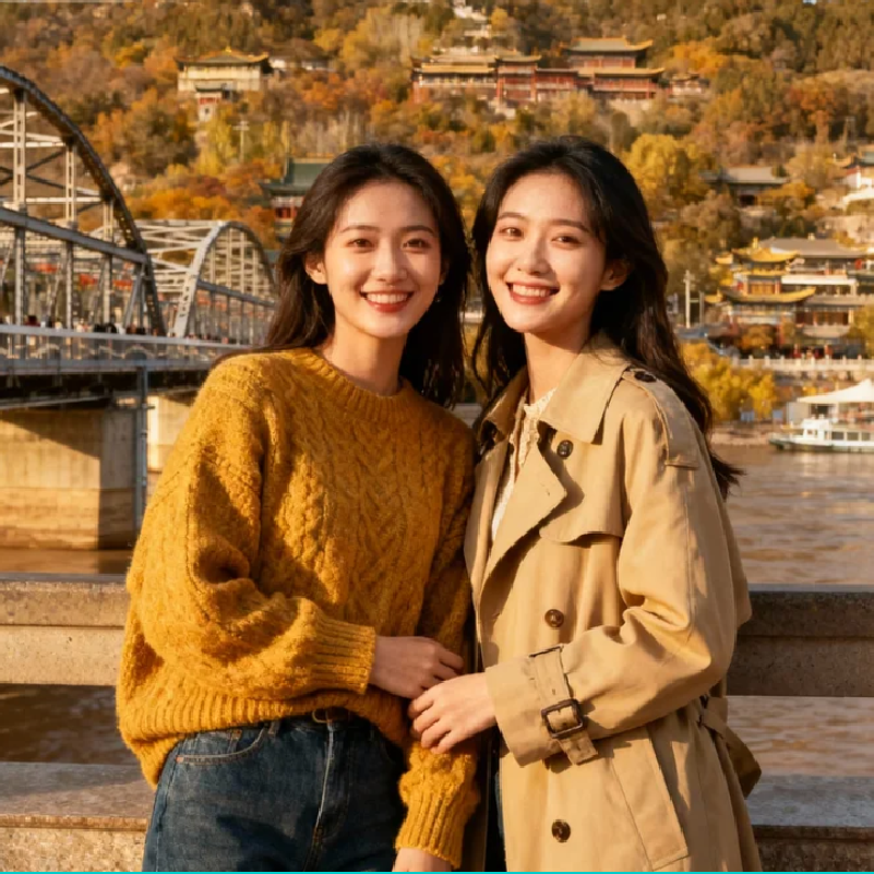 兰州步行街希尔顿欢朋酒店3天2晚+水墨丹霞+黄河游轮+老街+黄河铁桥+甘肃省博物馆