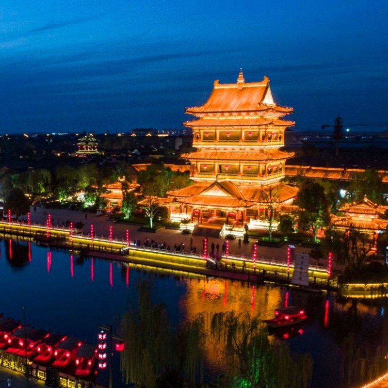 宿台儿庄古城内丨兰亭居酒店1晚+台儿庄古城双人门票 - 定制游预订