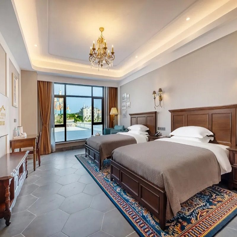 福建泉州欧乐堡海洋国际酒店含早+2成人二次入园欧乐堡门票【不可退】