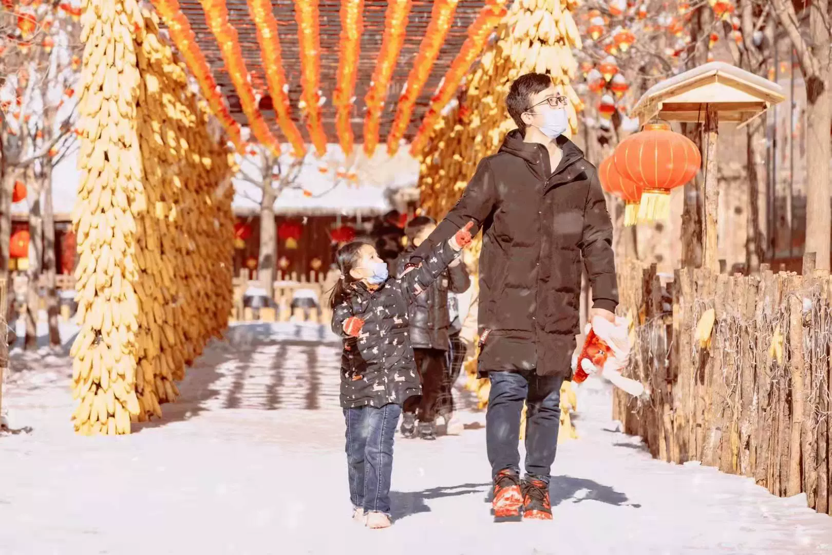 山里各庄雪乡图片