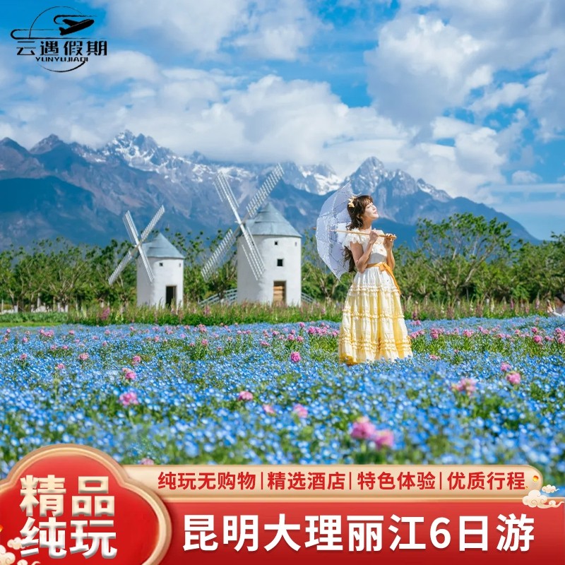 【云南纯玩】云南旅游昆明大理丽江6天5晚跟团游私家团-飞猪 - 定制游预订