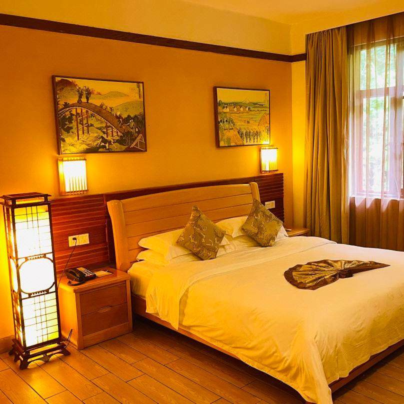 江门皇家SPA酒店 东瀛阁日式大床房3天2晚+温泉票