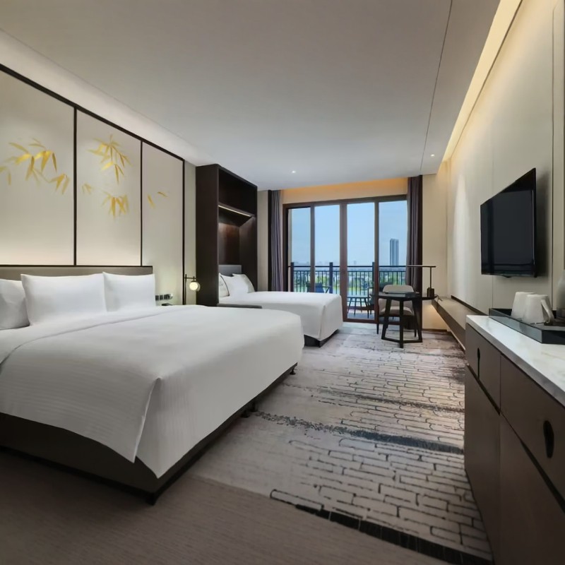 【乐享】无锡融创施柏阁酒店 湖景家庭房1晚+融创乐园&海世界&热雪奇迹&水浒城5选1