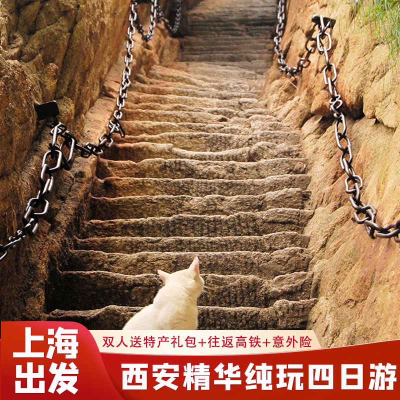 【限时送演出】上海到西安旅游兵马俑华清宫华山大唐不夜城四日游 - 定制游预订