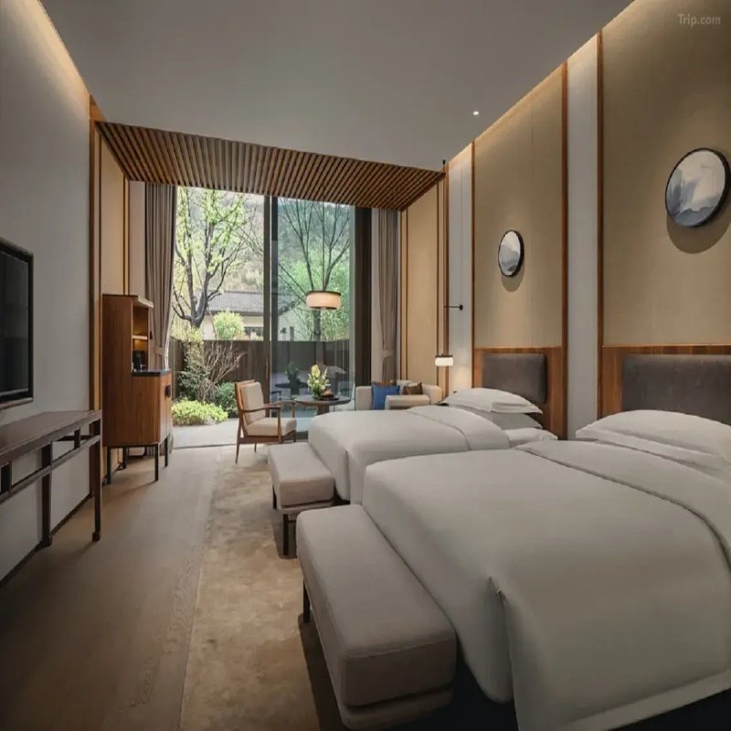 天目山都喜天丽酒店1-2晚+双早+双人户外养生私汤(可选hua雪套餐)