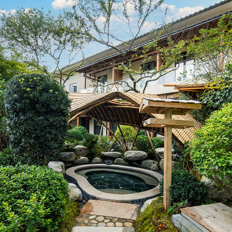 【温泉无限泡】武功山璞园温泉酒店+早餐+璞园温泉门票