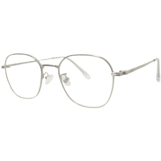 
Korean version ins glasses frame square metal thin frame men's glasses trendy retro blue light flat light mirror women's myopia glasses frame