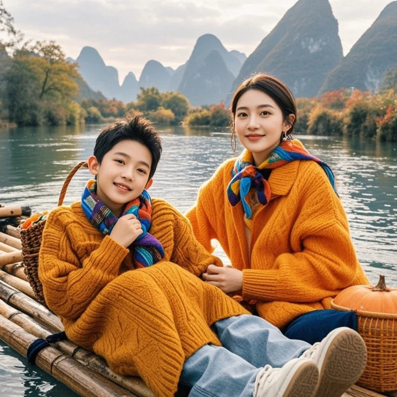 五钻广悦华阳朔河畔度假酒店十里画廊遇龙河店3天2晚+遇龙河竹筏漂流-+相公山观景台