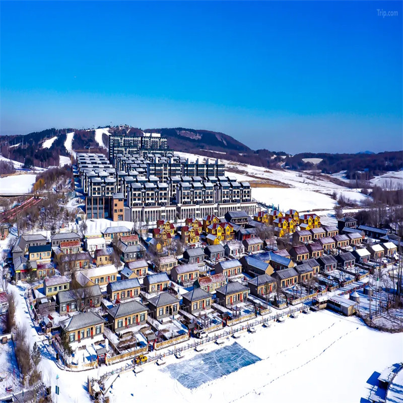 长春天定山民宿 4天3晚 4人早餐+4人天定山滑雪场门票