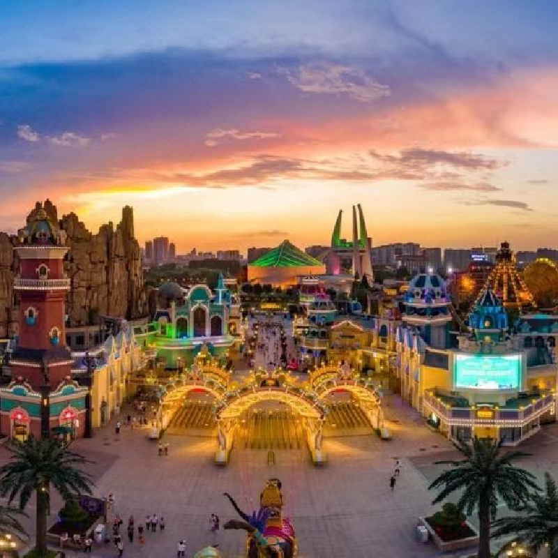 常州中华恐龙园1晚景尚\希尔顿花园\维景\开元名都酒店+2人恐龙园