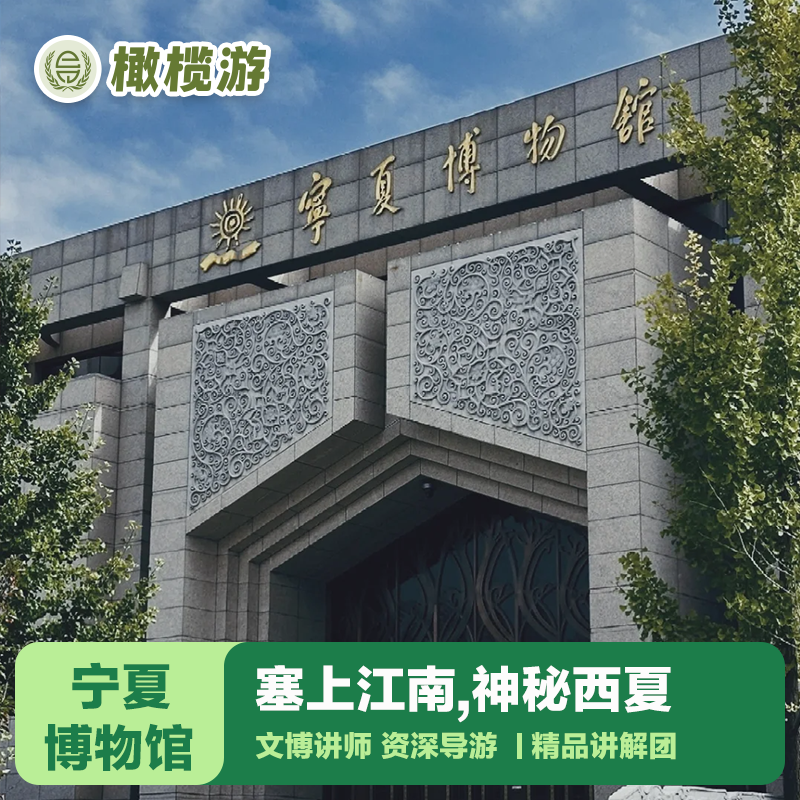 橄榄游 宁夏博物馆讲解2.5H深度人工讲解资深导游讲解竞品小团 - 定制游预订